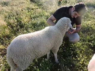 Germán auf dem Lebenshof